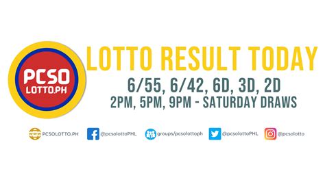 pcso result today.